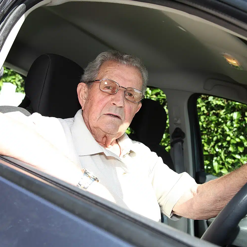 Senior Male Driver - Driving Lessons for People with Mental Impairments - Gold Coast
