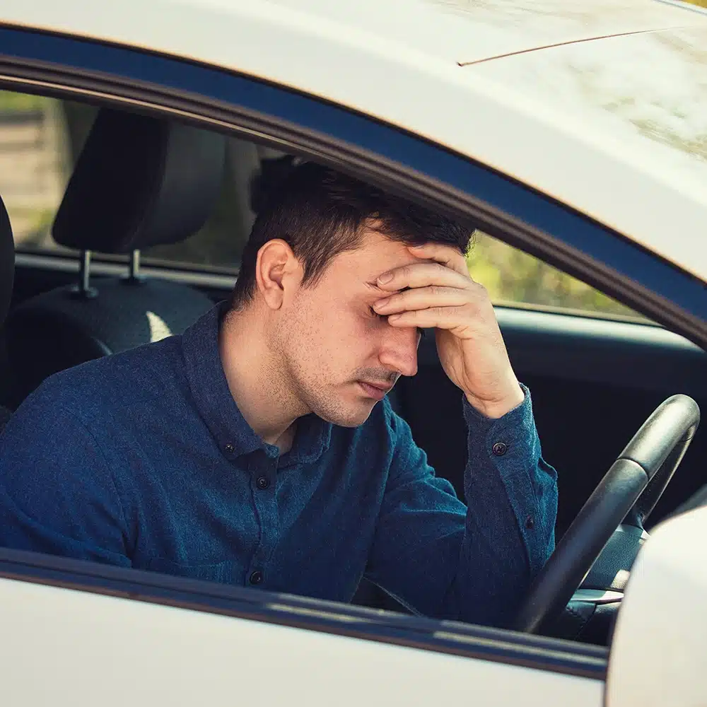 Young Male Suffering from Anxiety -Driving Lessons for People with Mental Impairments - Gold Coast