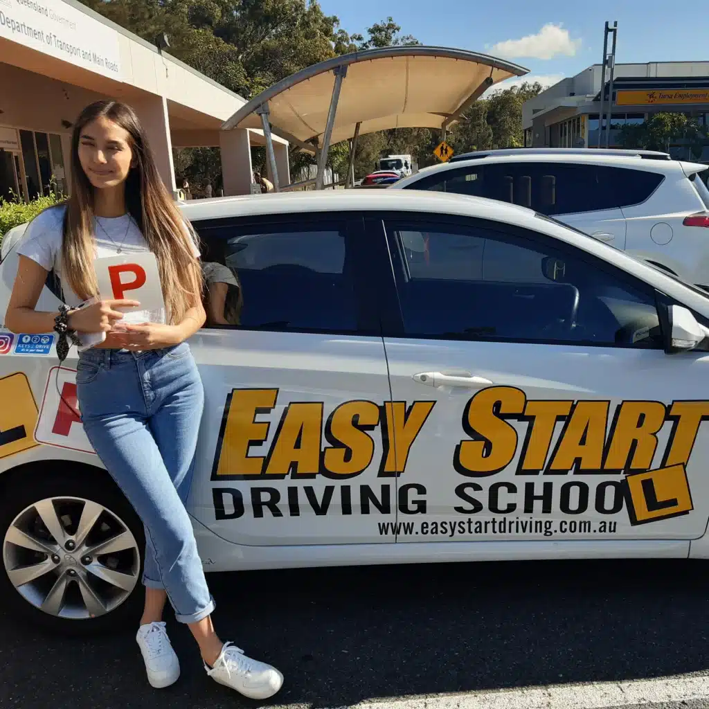 New P Plater just passed her test - East Start Driving School Helensvale Gold Coast